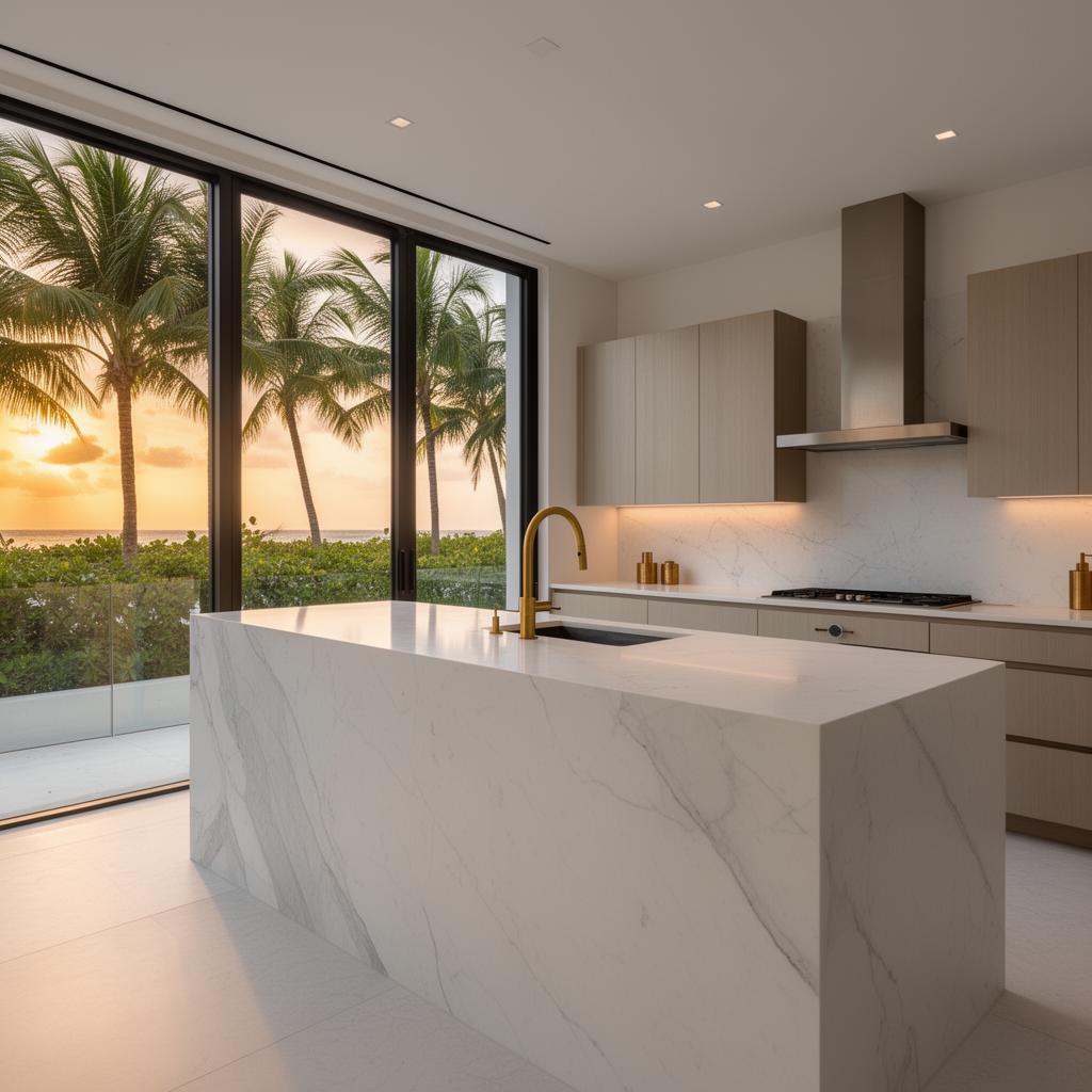 Luxury kitchen remodeling project in Miami Beach, Florida by GS Remodeling Miami